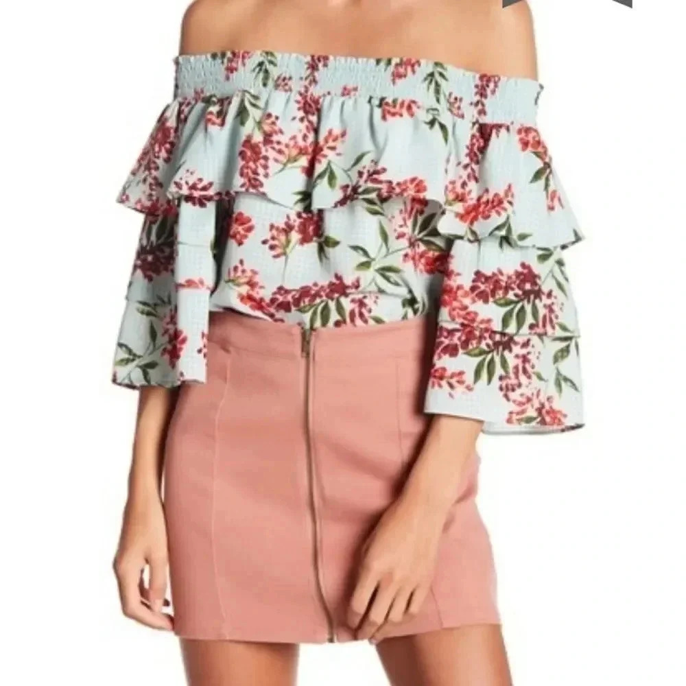 14th & Union Off Shoulder Bardot Top